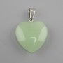 Pendant Jade Heart 20x20x28mm+