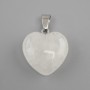 Heart Pendant from Rock Crystal 20×20×28 mm+