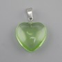 Pendant Heart tinted glass 20×20×6×30 mm+