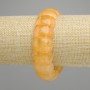 Citrine Chain Bracelet, 20x13 mm diamonds, stretched 18 cm length