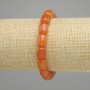 Jade Bead Bracelet Mashan Barilo, diameter 10.5×8.5mm+, length 18cm+, stretch