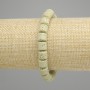 Bracelet Lava Cylinder, diameter 8×8 mm, length 18 cm, stretch