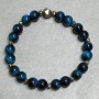 Tiger’s Eye Bead Bracelet, 8mm round beads, stretch, 18cm length