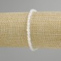 Bracelet Coral Smooth Bead, diameter 9mm+-, length 18cm +- Stretch