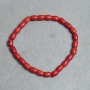 Coral Bracelet Barilo 7x5 mm, stretch, length 18 cm