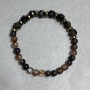 Agate Bead Bracelet 6mm+- Sunstone Multicolor 7mm+-, length 18cm +- stretch
