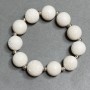 Porous coral bead bracelet 13.5 mm spheres, 18 cm length, stretch