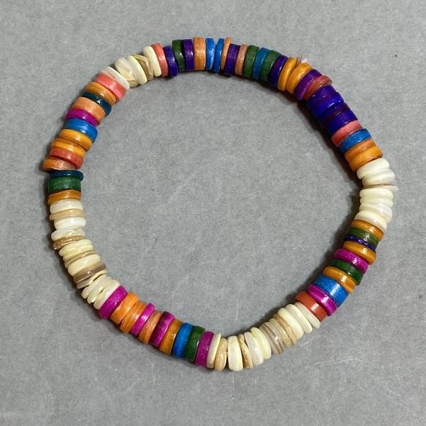 Bracelet Skafarka Rondelle 6x2mm 5x2mm+-, length 18cm +- stretch