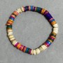 Bracelet Skafarka Rondelle 6x2mm 5x2mm+-, length 18cm +- stretch