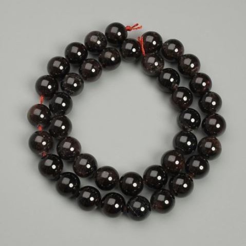 Garnet Beads Ball, diameter 9.5mm±, length 39cm±