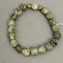 Agate (Snake) Bracelet Multisided 99×8mm ±, length 18cm ± stretch