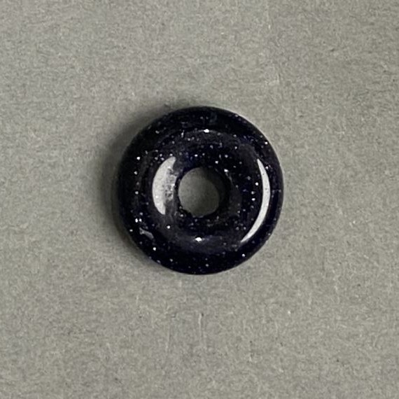 Donut Pendant (Bagel) Avanitut Night of Cairo, diameter 18×5mm±, hole diameter 5mm±