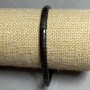 Hematite Bracelet Zigzag Wave, 5x4mm, stretchy 18 cm