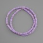 Scafarka Abalone Rondelle Beads, 4x1.5-2 mm ±, length 38 cm ± on string