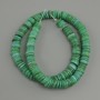 Scalfo Shell Rondelle Pearls Beads 8x1.5-2 mm, 38 cm long on thread