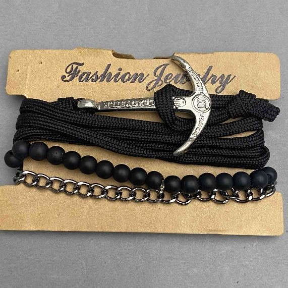 Men's Bracelet Trinity Anchor, length 20cm+