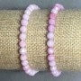 Bracelet with Czech crystal Faceted Bead 6mm+-, length 18cm+- stretch