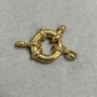 Toggle clasp for beads and bracelets, bun/bagel clasp for 1 strand