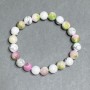 Bracelet Variscite (acrylic) Kahlonong smooth bead 8mm +-, length 18cm +- stretch