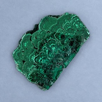 Natural stone souvenir plate Malachite 103×69×10 mm ± weight 208 g