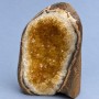 Natural Citrine druse souvenir stone, sizes ~110x82x52 mm ±, weight ~700 g