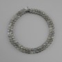 Labradorite beads smooth round bead, diameter 4mm+-, length 39cm+-
