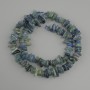 Kyanite beads, tumbled chips, diameter 7-13×2-3, 5mm±, length 40cm±