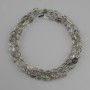 Quartz Herkimer Beads Tumbled, diameter 5-7x4-5 mm+, length 41 cm+