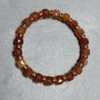 Bracelet Nephrite Moshan faceted cube 7mm+-, length 18cm +- stretch