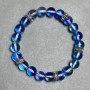 Opal glass bracelet bead 8mm+-, length 18cm +- stretch