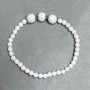 Agate bracelet bead 4.5–8 mm+- elastic length 18 cm +-