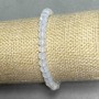 Bracelet Czech crystal faceted rondelle 6x5mm +-, length 18 cm +/- stretch