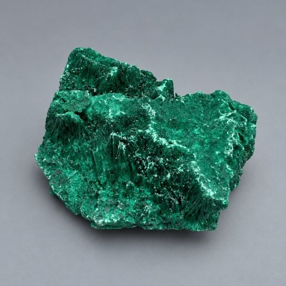 Souvenir mineral Malachite with fibrous-radiating structure weight 552 g 108x80x48 mm+
