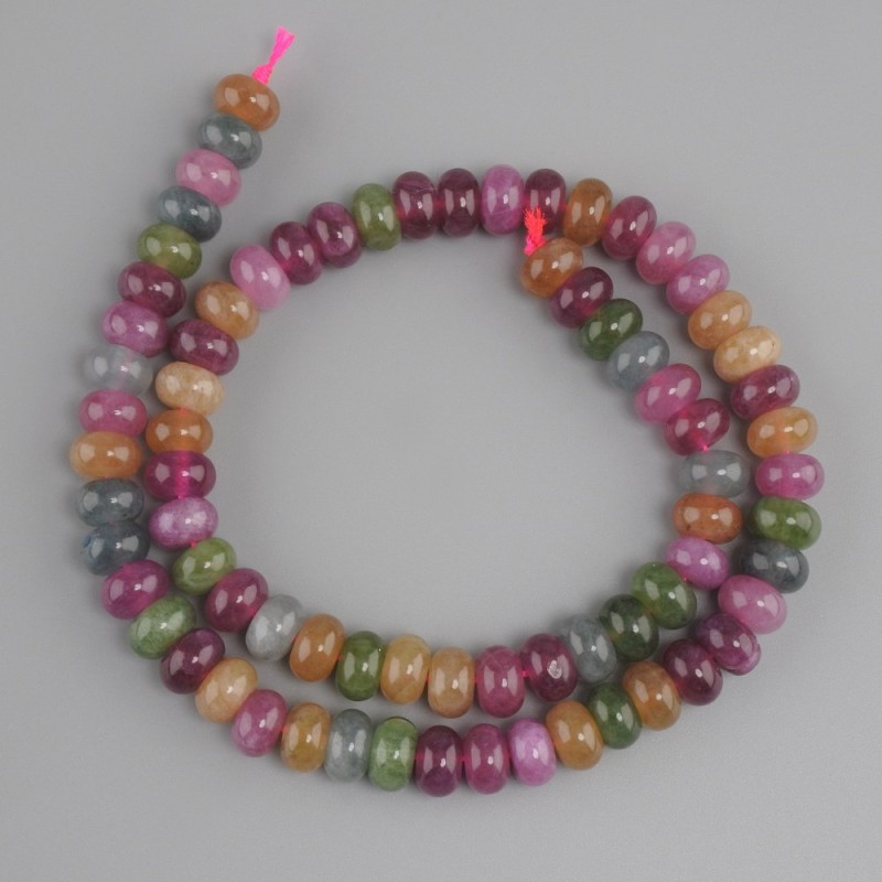 Tourmaline Rondelle Beads, diameter 8x5mm+-, length 38cm+