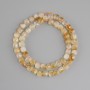 Citrine Faceted Cube Beads, 6x6 mm approx., 38 cm+ strand