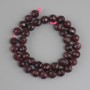 Tourmaline Rubellite Beads Faceted Round, diameter 10mm+-, length 37cm+