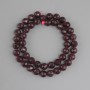 Beads Turmaline Rubelite faceted round bead, diameter 8mm +/-, length 38cm +/-