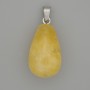Pendant Citrine teardrop 22x13mm+-, length 32mm+-