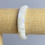 Adularia bracelet smooth link, diameter 12x8-9mm +/-, length 18cm +/- stretch