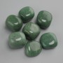 Natural jade, diameter 22-24x18-20 mm +- (100 g pack) tumbled rough stones without a hole