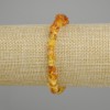 Amber nugget bracelet, diameter 6-12x3-5mm +/-, length 18 cm, stretch