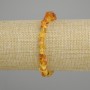 Amber nugget bracelet, diameter 6-12x3-5mm +/-, length 18 cm, stretch