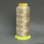Nylon thread on a spool, 0.6 mm diameter, for crafts, 500 m, beige color