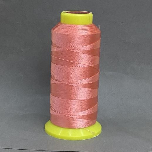 Nylon thread, bobbin, 0.3 mm diameter for crafts, 500 m, pink color