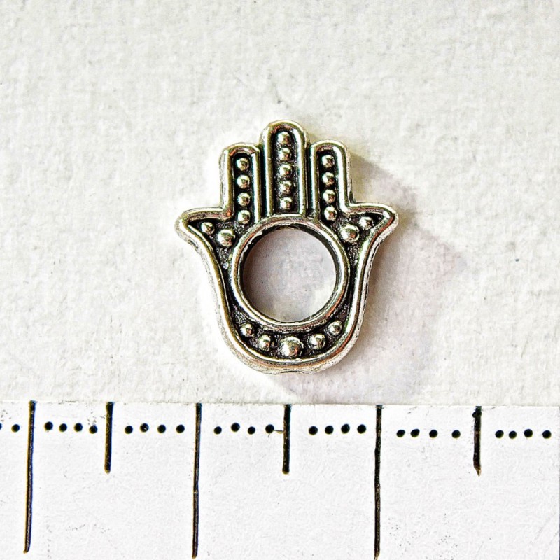 Palm-Shaped Insert Findings, length 15 mm, diameter 5 mm, packaging 20 g ± 16 pcs