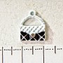 Pendant Findings: Ladies' Handbag 15mm, Pack of 5