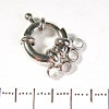 Two-strand donut clasp for beads and bracelets