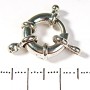 Donut Clasp for Beads and Bracelets, One Strand, Large 12mm