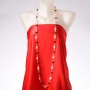 Clearance Long Necklace 'Orion Constellation' natural pink quartz, 'Czech Crystal', length 120 cm