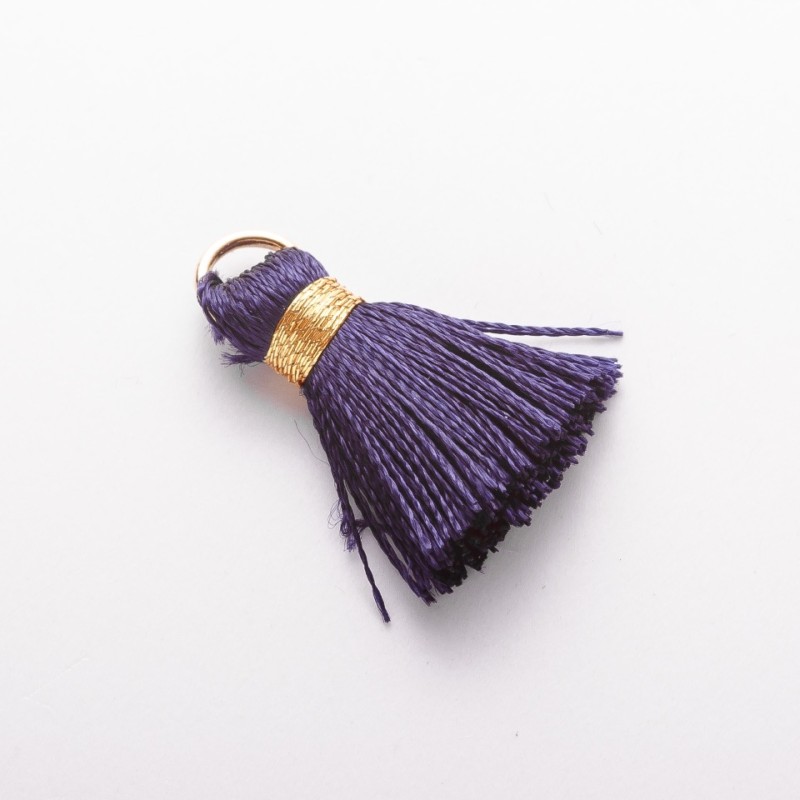 Craft blank for needlework Mini Silk Brush with Ring 'Silk' L cm, 5 mm diameter
